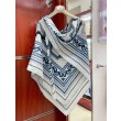 falso Replica Scialle Hermès Grigio Phaeton's Wheels Bandana 140 imitazione Outlet