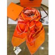 falso Replica Scialle Hermes Orange Projets Carres 140 imitazione Outlet