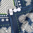 Qualità superiore replica falso Scialle Bandana Hermes Blue Zuavi e Draghi 140