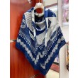 Qualità superiore replica falso Scialle Bandana Hermes Blue Zuavi e Draghi 140