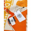 falso Scialle Hermès Etriers Fantaisie Arancione 140