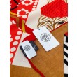 falso Scialle Hermès Etriers Fantaisie Noisette 140