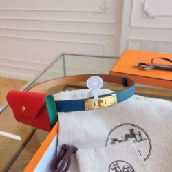 Replica Cintura Hermès Kelly Pocket 18 Cobalto e Pelle di Vitello Epsom Rossa Replica qualità specchio Cintura Hermès Kelly Pocket 18 Cobalto e Pelle di Vitello Epsom Rossa