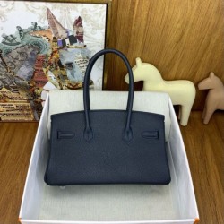 Replica Borsa 1:1 a spalla Hermès Birkin Light 29 nera Clemence Imitazioni Replica qualità specchio Borsa 1:1 a spalla Hermès Birkin Light 29 nera Clemence