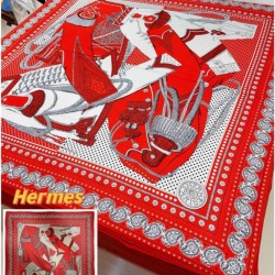 Replica Pari all'originale replica Scialle Bandana Hermes Zuavi e Draghi Rossi 140 Imitazioni Replica qualità specchio Pari all'originale replica Scialle Bandana Hermes Zuavi e Draghi Rossi 140