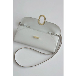 Portafoglio Hermès Maillon To Go in pelle di vitello Epsom grigio chiaro