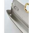 Portafoglio Hermès Maillon To Go in pelle di vitello Epsom grigio chiaro Portafoglio Hermès Maillon To Go in pelle di vitello Epsom grigio chiaro