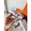 Qualità superiore replica Replica Cintura Hermès Kelly 18 Malva Chiaro Epsom imitazione Outlet