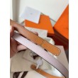 Qualità superiore replica Replica Cintura Hermès Kelly 18 Malva Chiaro Epsom imitazione Outlet