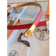 Replica Cintura Hermès Kelly 18 Rossa Epsom imitazione Outlet