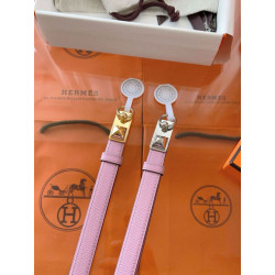 Alta gamma replica Replica Cintura Hermès Rivale 18 in vitello Epsom color malva Sylvestre imitazione Outlet