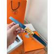 Pari all'originale replica Replica Hermès Rivale 18 Belt in Vitello Epsom Blu imitazione Outlet