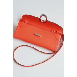 Replica Portafoglio Hermès Maillon To Go in pelle di vitello Epsom rosa Jaipur imitazione Outlet