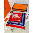 Replica Scialle Hermès Piment Equestrian Letters 140 imitazione Outlet