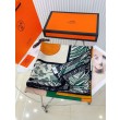 Replica Scialle Hermès Verde Cavalier en Formes 140 imitazione Outlet