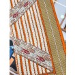 Scialle da dressage Tressage Hermes arancione 140