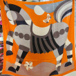 Scialle Hermès Arancione My First Galop 140 Scialle Hermès Arancione My First Galop 140