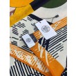 Qualità superiore replica Scialle Hermès Cavalier en Formes Nero/Bianco 140