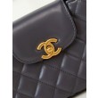 23K Kelly Mini shopping Borse Replica Alta Qualità AS4416 Grigio scuro