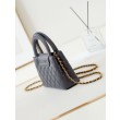 23K Kelly Mini shopping Borse Replica Alta Qualità AS4416 Grigio scuro