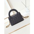 23K Kelly Mini shopping Borse Replica Alta Qualità AS4416 Grigio scuro