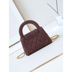23K Kelly Mini shopping Imitazioni borse griffate AS4416 Lana Borgogna