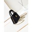 23K Kelly Mini shopping Borsa AS4416 Lana Nero