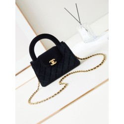 23K Kelly Mini shopping Borsa AS4416 Lana Nero