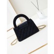 23K Kelly Mini shopping Borsa AS4416 Lana Nero