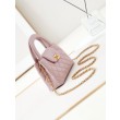 23K Kelly Mini shopping Borse Replica AS4416 Rosa