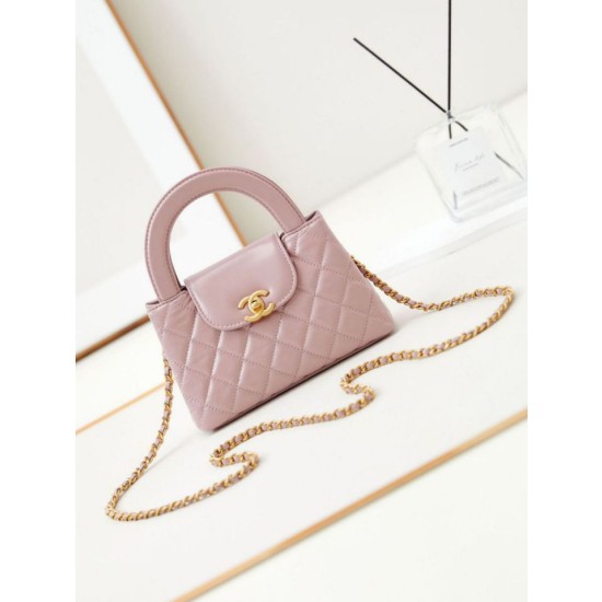 23K Kelly Mini shopping Borse Replica AS4416 Rosa