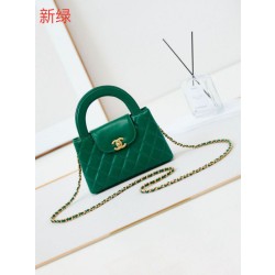 23K Kelly Mini shopping Borse Replica Alta Qualità AS4416 Verde