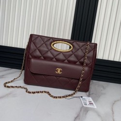 24B Clutch con catena Vanity AS5038/AS5036 Borgogna