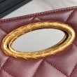 24B Clutch con catena Vanity AS5038/AS5036 Borgogna