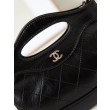 31 Mini Shopping Borsa Pochette con catena lucida AS3656 Nera