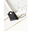 31 Mini Shopping Borsa Pochette con catena lucida AS3656 Nera