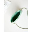 31 Mini Shopping Borse Firmate Replica Pochette con catena lucida AS3656 Verde chiaro
