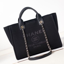 Replica Perfette Deauville Small Shopping Tote Bag AS3257 Nero imitazioni