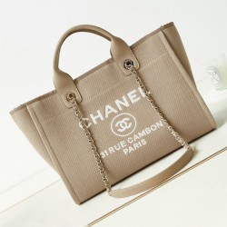 Borsa Deauville piccola shopping tote AS3257 Grigio Replica qualità specchio Replica Perfette Borsa Deauville piccola shopping tote AS3257 Grigio imitazioni