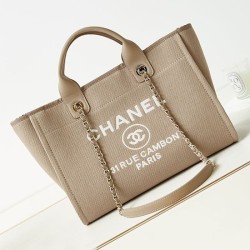 Replica Perfette Borsa Deauville piccola shopping tote AS3257 Grigio imitazioni
