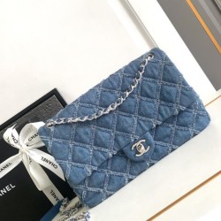 Borsa con patta in denim AS2240 Replica qualità specchio Replica Perfette Borsa con patta in denim AS2240 imitazioni