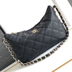 Replica Perfette Dettagli perfetti Borse Imitazioni Hobo Nero AS4293 imitazioni
