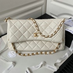 Dettagli perfetti Borsa Hobo in pelle di agnello Bianco AS4777 Replica qualità specchio Replica Perfette Dettagli perfetti Borsa Hobo in pelle di agnello Bianco AS4777 imitazioni