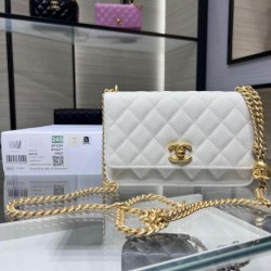 Woc Chain Wallet AP3201 Bianco Replica qualità specchio Replica Perfette Woc Chain Wallet AP3201 Bianco imitazioni
