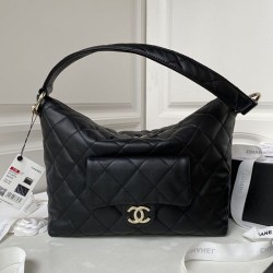 Replica Perfette Borsa hobo in pelle di vitello piccola nera AS4347 imitazioni