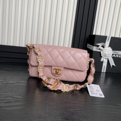 Replica Perfette Qualità superiore replica piccola con patta in pelle di agnello AS5167 Rosa imitazioni