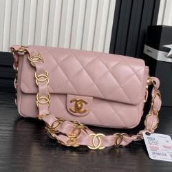 Replica Perfette Qualità superiore replica piccola con patta in pelle di agnello AS5167 Rosa imitazioni