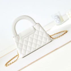 Imitazione 23K Kelly Mini shopping Borsa AS4416 Bianco Replica qualità specchio Replica Perfette Imitazione 23K Kelly Mini shopping Borsa AS4416 Bianco imitazioni