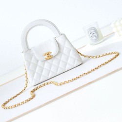 Replica Perfette Imitazione 23K Kelly Mini shopping Borsa AS4416 Bianco imitazioni