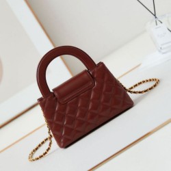 23K Kelly Mini shopping Borsa AS4416 Rosso Replica qualità specchio Replica Perfette 23K Kelly Mini shopping Borsa AS4416 Rosso imitazioni